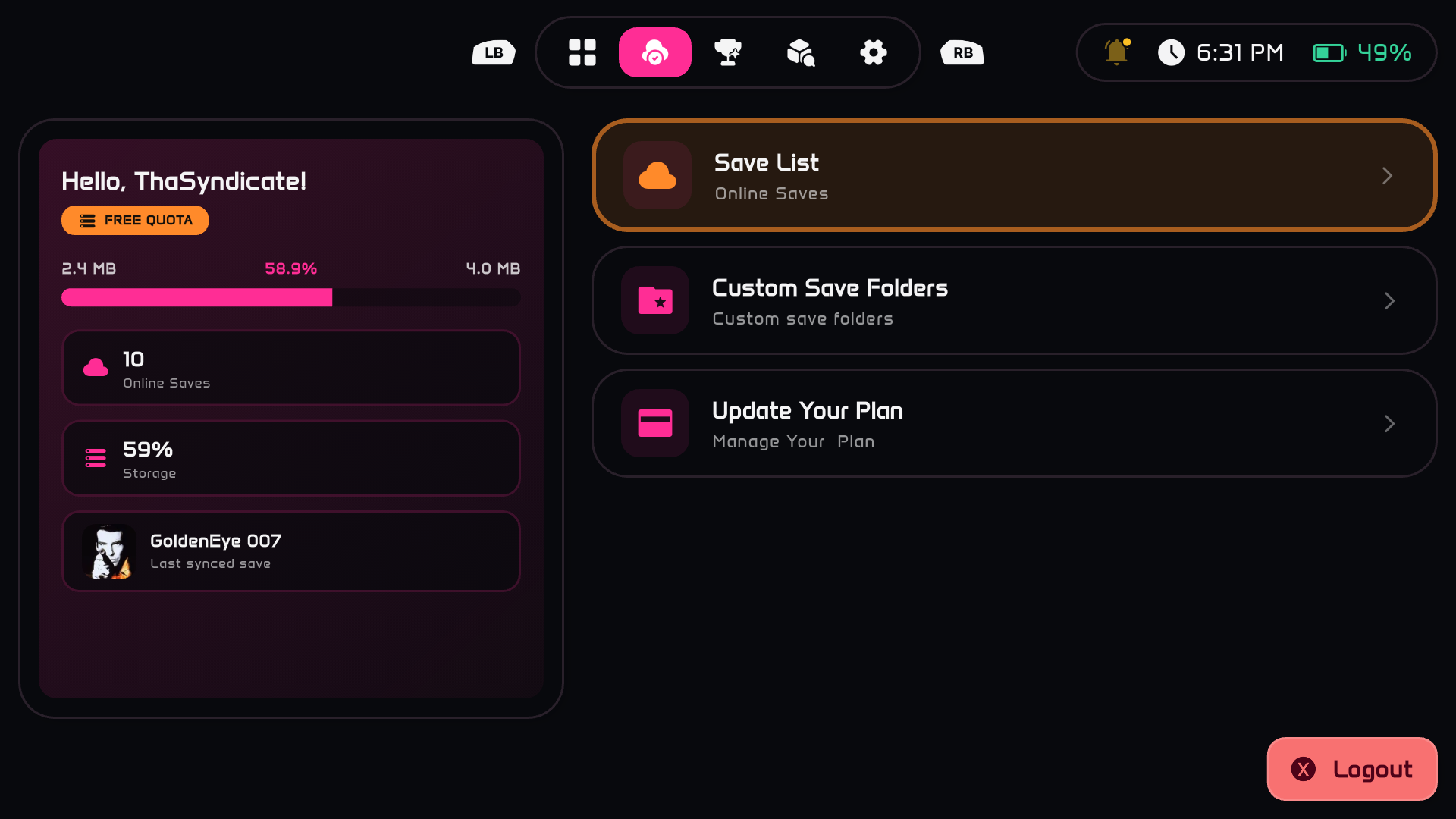 5bit alternate interface